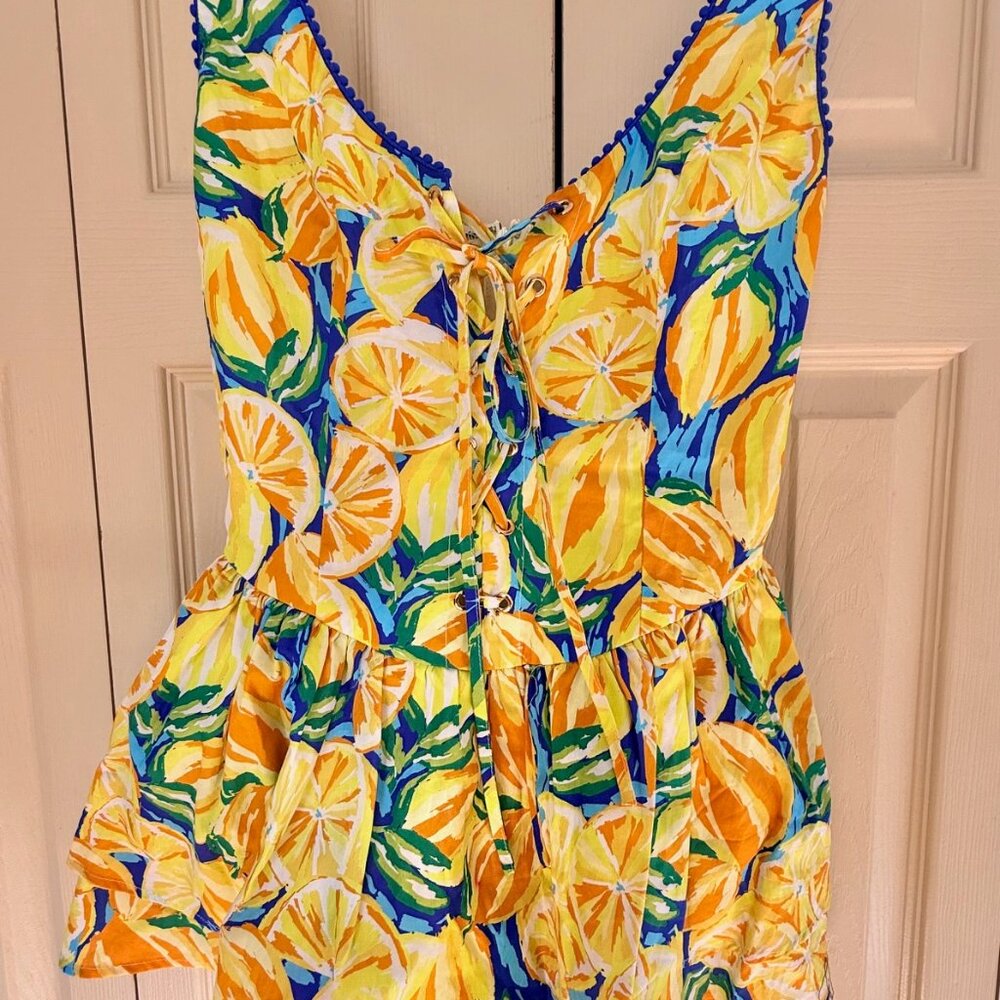 Orange Romper